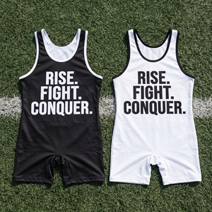 Combinaison de lutte professionnelle, uniforme de musculation et de lutte, combinaison de lutte athlétique pour la compétition et l'entraînement, en polyester extensible - Product Image 2