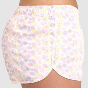 Pantalones cortos deportivos florales verdes para mujer, cintura elástica, para gimnasio, correr, ropa deportiva de verano - Product Image 5