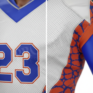 Whole Sale Customized Two Piece <b>Sets</b> V Neck Jersey Pants American Football Uniforms Custom Printed Unique Design Football Kits - Product Image 3