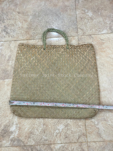 Bolsa Kete Tejida de Gran Tamaño 40x50cm, Bolsa Kete Maorí de Seagrass, Bolsa Tote Duradera, Bolsa de Lino Tejida a Mano de Fábrica Vietnamita - Product Image 4