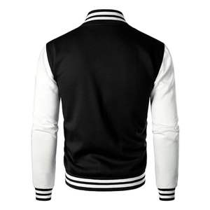 Chaqueta Deportiva de Felpa Estilo Universitario Vintage, 100% Algodón, para Hombre y Mujer - Product Image 3