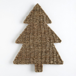 Produits pour dîner de Noël : sets de table décoratifs en jonc de mer, sets de table naturels en jonc de mer en forme d'étoile - Product Image 5