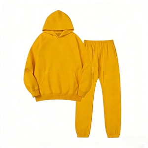 Wholesale Best Seller Clothing Men French Terry Pullover 100% Cotton Streetwear Tracksuits Sweatshirts <b>Sweatpants</b> and Hoodie <b>Set</b> - Product Image 3