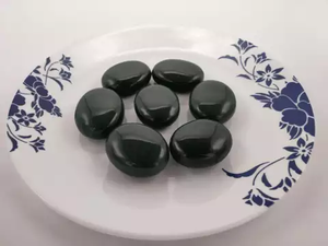 Ónix Verde Natural Pulido, Piedra Semipreciosa Tallada en Forma de Huevo, Adorno Decorativo para Escritorio, Regalo Artesanal - Product Image 2