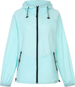 Light Weight Rain <b>Jacket</b> Women Water resistence Windbreaker Travel Rain Coats for Women <b>Men</b> - Product Image 3