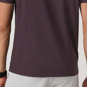 Service OEM, Conception de T-shirts pour hommes à manches courtes, couleur unie, de haute qualité, pour les acheteurs en gros, style décontracté, 2026 - Product Image 6