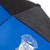 Paraguas Azul y Negro de Phi Beta Sigma, Fraternidad Griega Sigma 1914, Paraguas Compacto Resistente al Viento para Hombre y Mujer