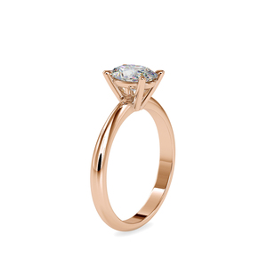 <b>Dainty</b> Classic Oval VVS Moissanite Diamond Beautiful Perfect Look 925 Sterling Silver Promise <b>Ring</b> - Product Image 4