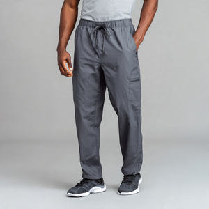 Pantalon de travail médical unisexe à jambes larges en tissu extensible - Product Image 3