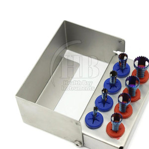 Kit de Fresas Manuales para Trepanación al por Mayor, Juego de Fresas Quirúrgicas Dentales Reutilizables para Cirugía Ósea, Tratamiento de Implantes y Uso Clínico - Product Image 4