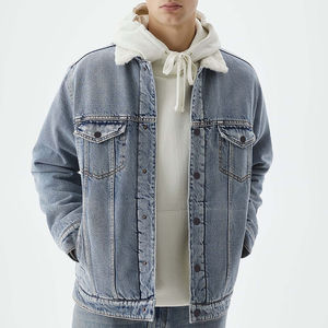 <b>Men</b> Winter Denim Jacket 100% Cotton Vintage Style Reversible Button Closure Stylish Regular Sleeve Design Fashion Comfort Jacket - Product Image 6