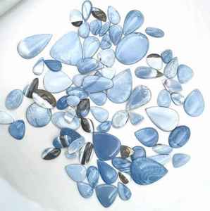 Venta al por Mayor de Cuentas de Ópalo Azul Natural de Primera Calidad, Facetadas en Forma de Pera, Hebras Largas de Alta Calidad para Joyería - Product Image 4