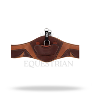 Sangle de Selle en Cuir pour Cheval avec Protection Ventrale pour l'Équitation