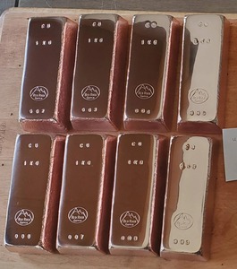 Pure Copper Bullion Bar Luxury Decorative Copper Block Premium <b>Home</b> Office Display Accessory - Product Image 5