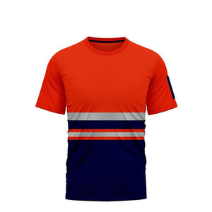 Chemise de sécurité personnalisée pour hommes, haute visibilité, réfléchissante, imperméable, autocollante, en PVC/Nylon, vêtements de travail de qualité supérieure, uniforme industriel - Product Image 1