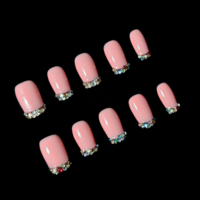 Ongles artificiels faits à la main, prix d'usine, moins chers en gros, designs variés, OEM ODM, ongles réutilisables, finition lisse, livraison mondiale