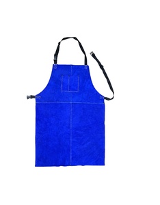 Delantal de soldadura industrial resistente al fuego y resistente al agua, ropa de trabajo de seguridad de cuero y lona de alta calidad - Product Image 6
