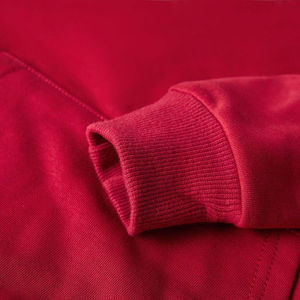 Sweat à capuche en molleton de coton couleur bordeaux uni, petite taille, pour enfants, avec poches, respirant, personnalisable, pour garçons - Product Image 6