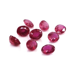 Rubis naturels de Bangkok, ovales calibrés 3x5mm, pierres précieuses facettées naturelles, prêtes à l'emploi pour la création de bijoux - Product Image 3