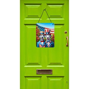 Dalmatien américain Porte murale Imprimés suspendus 12x16 Multicolore Aluminium Panneau métallique Cuisine Bar Salle de bain Plaque Porte d'entrée - Product Image 2