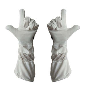 Équipement d'apiculture Hive, équipement d'apiculture, gants de sécurité en peau de mouton et en toile, gants d'apiculture - Product Image 5