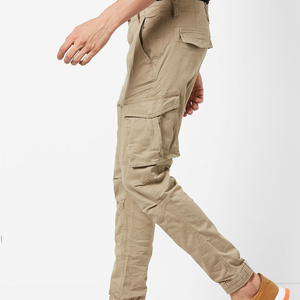 High Quality Men's Cargo <b>Pants</b> New Design Solid Color Streetwear Trousers Comfortable Casual Style From Pakistan - Product Image 2