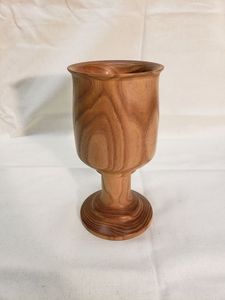 NEHA ENTERPRISES Verre à vin en bois fait main, motif souriant, style classique, durable, écologique, capacité 301-500 ml - Product Image 3