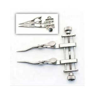 Pinces micro-chirurgicales Ikuta pour la chirurgie plastique et la neurochirurgie, pinces micro-vasculaires en acier inoxydable, pinces vasculaires Acland réutilisables - Product Image 3