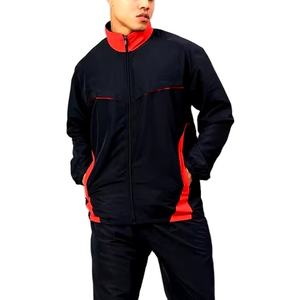 Venta al por mayor 2024 Nylon Jogging Trajes Zip Up a granel al por mayor Chándal de poliéster a prueba de viento Windbreaker Streetwear Chándal para hombres - Product Image 1
