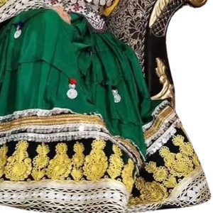 Vestido Afgano Kuchi Hecho a Mano de la Mejor Calidad, Largo hasta el Suelo, Tela de Algodón, Bordado, Técnicas de Teñido Liso, Vestidos Afganos Kuchi - Product Image 3