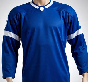 Großhandel Hersteller Neuer Stil Maßgefertigte Eishockey-Trikots Hochwertige Trainings-Trikots Genäht oder Bedruckt Herren Eishockey-Trikot - Product Image 5