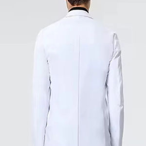 Fabricants OEM de haute qualité, uniformes d'hôpital sur mesure, vente en gros, infirmiers, médecins, unisexe, femmes, blouse de laboratoire blanche médicale - Product Image 4