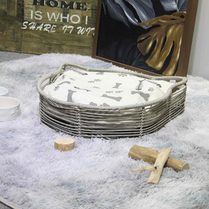 Luberon ที่นอนแมววัสดุธรรมชาติพิมพ์ลายสำหรับสุนัขและแมวที่นอนสัตว์เลี้ยงสะดวกสบายและปลอดภัย - Product Image 1