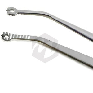 High Quality Corn Suture Tweezers Dental Surgical Pliers <b>Eyelet</b> Forceps Tissue <b>Tools</b> Stainless Steel Orthodontic Medic Manual CE - Product Image 5