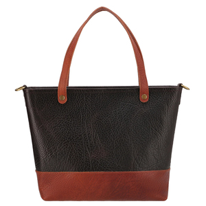 Bolso Tote Casual de Cuero Genuino AZORES SPORTS, Correa Extraíble, Cierre de Cremallera, Capacidad Personalizable, Estilo Clásico para Mujer - Product Image 1