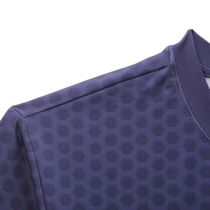 เสื้อยืดผู้ชาย ODM พิมพ์โลโก้ตามสั่ง คอตั้ง ผ้าทวิล โพลีเอสเตอร์ ทรงทันสมัย สวมใส่สบาย - Product Image 5