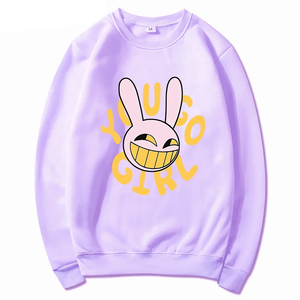 Sudadera con Capucha Digital Circus para Mujer, Sudadera Divertida con Diseño de Conejo, Sudadera Unisex de Dibujos Animados Vintage - Product Image 6