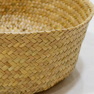 Panier à linge en jonc de mer tressé à la main pour rangement domestique, vente en gros, offre spéciale - Product Image 3