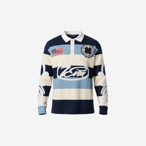 T-shirt Homme Streetwear Haute Qualité Imprimé et Brodé Personnalisé Manches Courtes Coupe Oversize Motif Rugby Anti-Plis avec Poche - Product Image 3