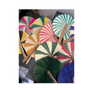 MIX COLOR BAMBOO AND COCONUT LEAF HAND FAN EASY TO FOLD SMALL SIZE LIGHT WEIGHT COCONUT HANDFAN QUICK SALE IN 2026 - Product Image 4