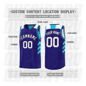 เสื้อบาสเก็ตบอลผู้ชายแบบกำหนดเอง เสื้อบาสเก็ตบอลแบบซับลิเมชั่น เสื้อบาสเก็ตบอลย้อนยุค เสื้อกีฬาตาข่ายระบายอากาศได้ดี แบบกลับด้านได้ - Product Image 5