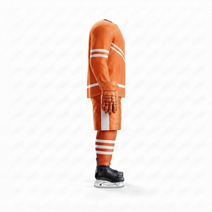 Uniforme de Hockey sobre Hielo, Jersey Profesional para Equipo de Hockey sobre Hielo, Tela Premium que Absorbe la Humedad, Ajuste Atlético Cómodo para Clubes y Escuelas - Product Image 2