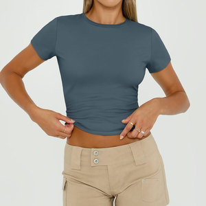 New Fashion Cute Streetwear Unisex Slim Fit Quick-Drying Stand Collar Solid T-shirts with 3D Pattern - Product Image 6