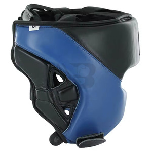 Protège-tête en cuir PU à prix abordable, protection intégrale du visage pour l'entraînement et les combats de MMA - Product Image 2