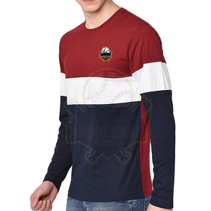 100% Quick Dry Breathable Durable Men's Long Sleeve T-Shirt Custom <b>Design</b> Front Wholesale Athletic Running Sport Eco-Friendly - Product Image 4