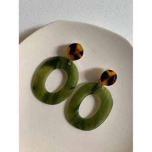 Luxury Handmade <b>Resin</b> <b>Earrings</b> Premium Quality Material Elegant Party Fashion Accessories Crystal Style Lightweight Comfortable - Product Image 3