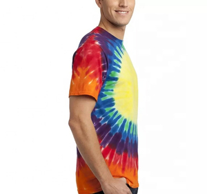 Camisetas de Hombre con Diseño Único Tie Dye, Cuello Redondo, Diseños Personalizados, Precio Económico, Nuevo Servicio OEM 2026 - Product Image 2
