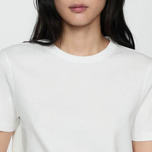 เสื้อยืดผู้หญิงไซส์ใหญ่คุณภาพสูงสำหรับฤดูหนาว ทรงเข้ารูป แขนสั้น ระบายอากาศได้ดี แห้งเร็ว น้ำหนักเบา ผ้าฝ้าย 100% เป็นมิตรกับสิ่งแวดล้อม - Product Image 3