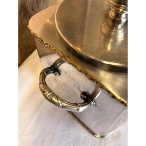 Customized Handmade Metal Ice Bucket With Gold Finished & Tong Soft Drinks <b>Cooled</b> Storage Basket Indoor Parties Ice cube - Product Image 4
