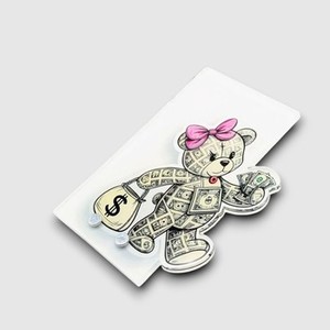 Professional Pink Bow Teddy Bear Diamond Heart Shape Flower Lash Plate Private <b>Label</b> Eyelash Extension Eco-Friendly Acrylic - Product Image 4